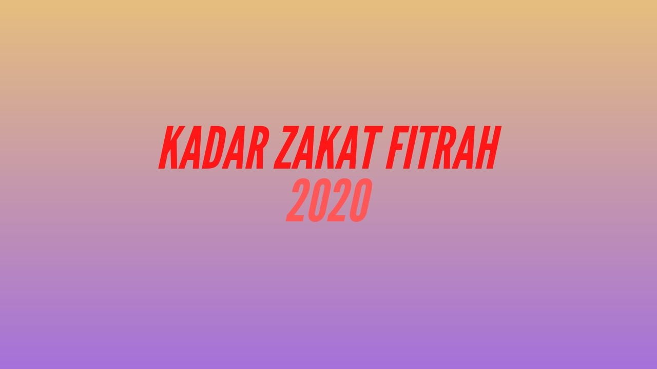 Zakat fitrah pahang 2021