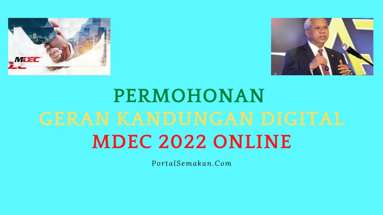 Permohonan Geran Kandungan Digital MDEC 2022 Online 1