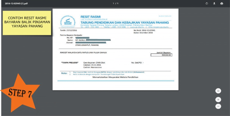 Pemberian Diskaun 40% Bayaran Balik Pinjaman Yayasan Pahang 16