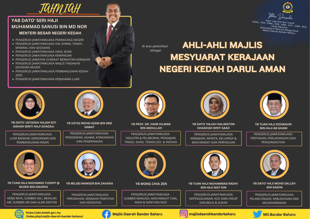 Senarai EXCO Kedah 2025