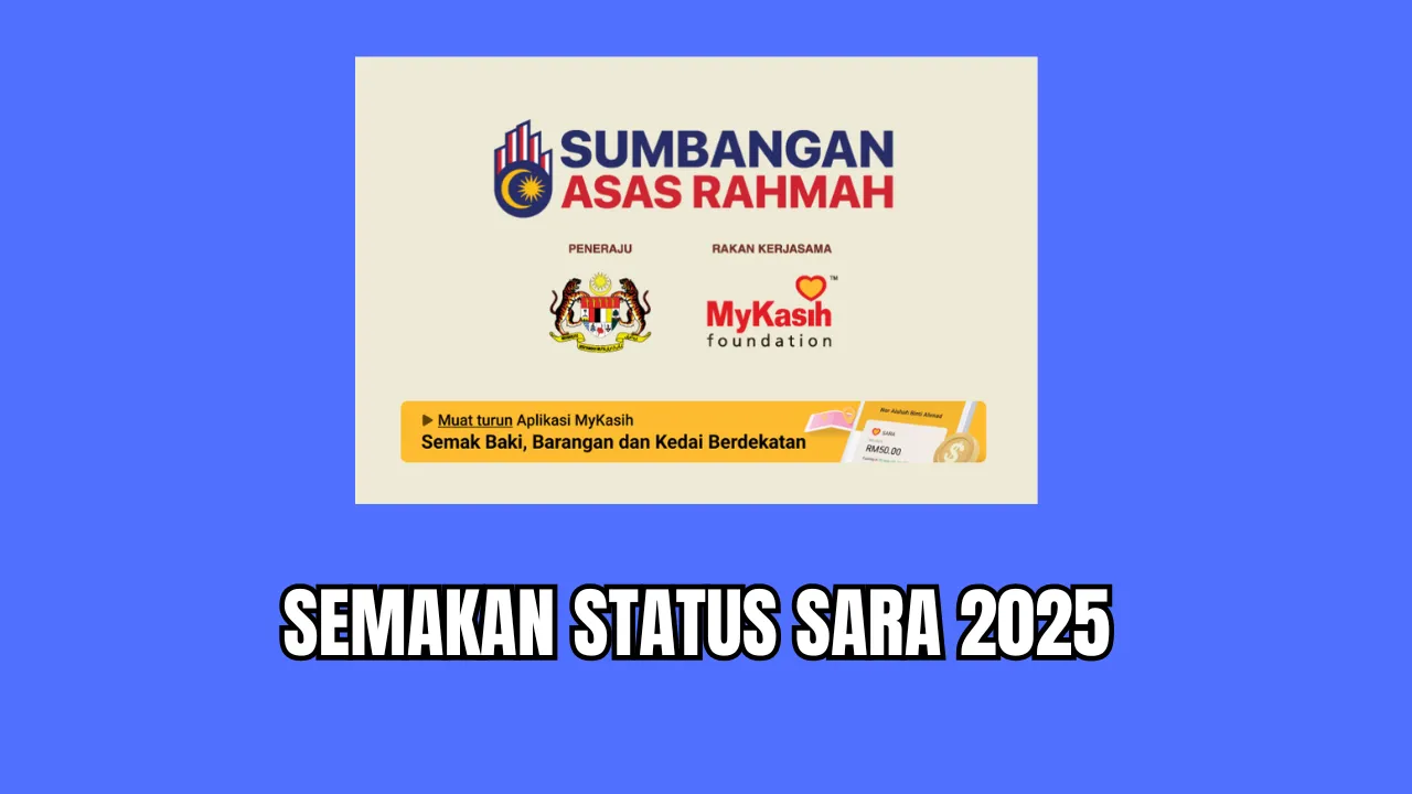 sara 2025 semakan status