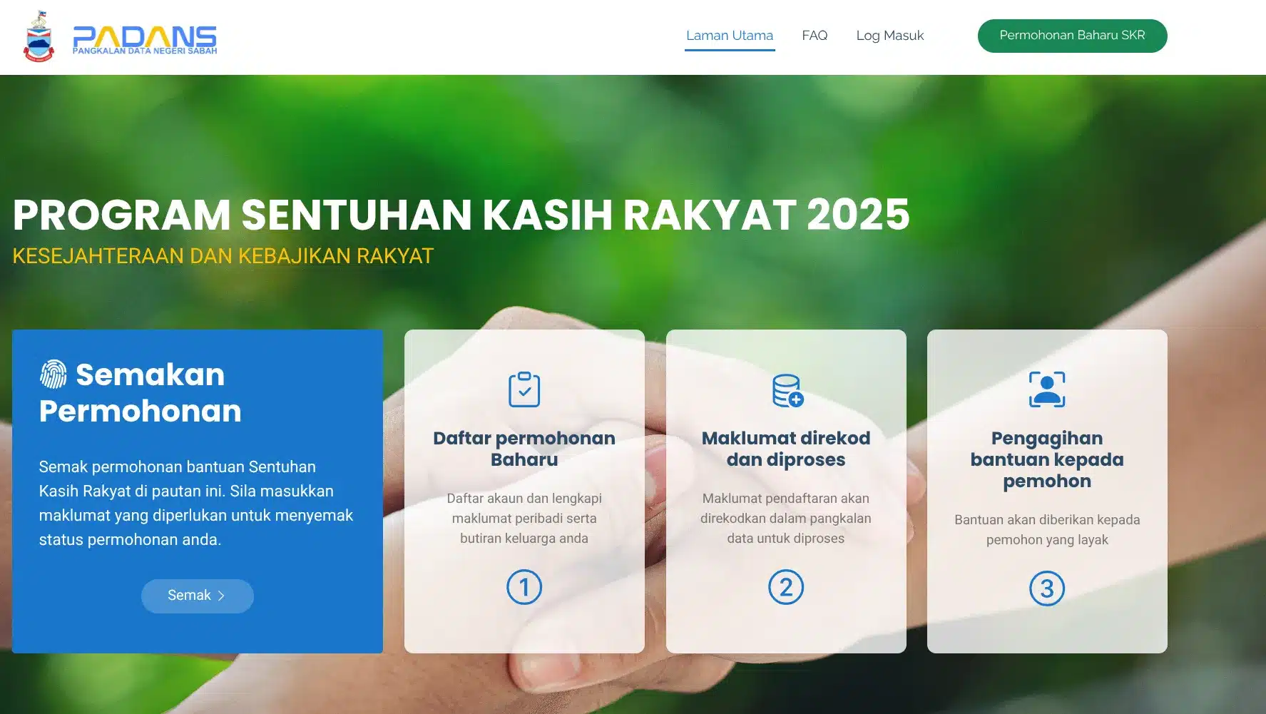 semakan bantuan sabah