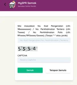 Home 10 semakan daftar pemilih sabah
